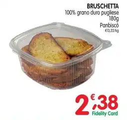 D'Ambros BRUSCHETTA 100% grano duro pugliese Panbiscò offerta