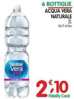 D'Ambros 6 bottiglie acqua vera naturale NESTLE offerta