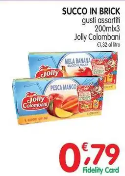 D'Ambros Succo in brick Jolly Colombani offerta