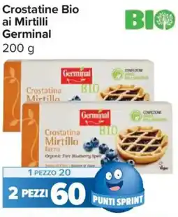 Carrefour Express Crostatine Bio ai Mirtilli Germinal offerta