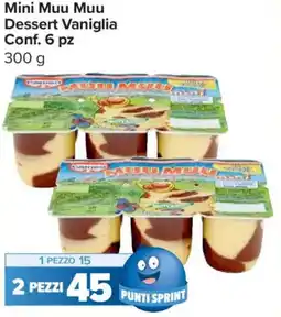 Carrefour Express Mini Muu Muu Dessert Vaniglia offerta