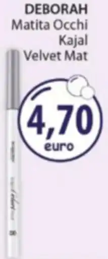 Acqua & Sapone DEBORAH Matita Occhi Kajal Velvet Mat offerta