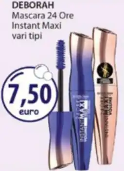 Acqua & Sapone DEBORAH Mascara 24 Ore Instant Maxi offerta