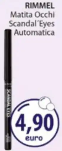 Acqua & Sapone RIMMEL Matita Occhi Scandal Eyes Automatica offerta
