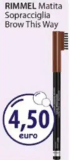 Acqua & Sapone RIMMEL Matita Sopracciglia Brow This Way offerta