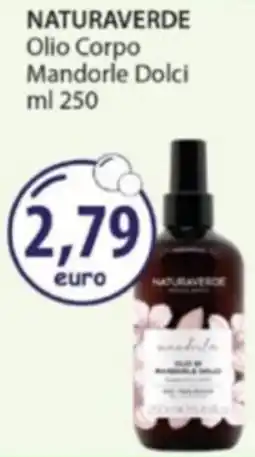 Acqua & Sapone NATURAVERDE Olio Corpo Mandorle Dolci offerta