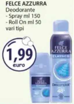 Acqua & Sapone FELCE AZZURRA Deodorante offerta