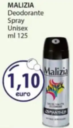 Acqua & Sapone MALIZIA Deodorante Spray Unisex offerta