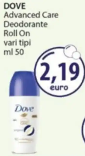 Acqua & Sapone DOVE Advanced Care Deodorante Roll On offerta
