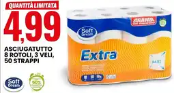 Eurospin Soft dream asciugatutto offerta