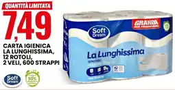 Eurospin Soft dream carta igienica la lunghissima offerta