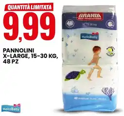 Eurospin Hellobaby pannolini x-large offerta