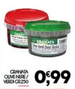 Enne Market Granata olive nere/ verdi offerta