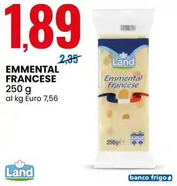 Eurospin Land emmental francese offerta