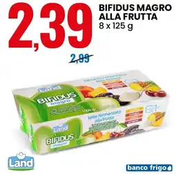 Eurospin Land bifidus magro alla frutta offerta