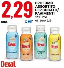 Eurospin Dexal profumo assortito per bucato/ pavimenti offerta