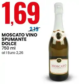 Eurospin Moscato vino spumante dolce offerta
