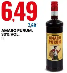 Eurospin Amaro purum, 30% vol. offerta