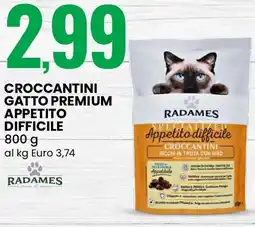 Eurospin Croccantini gatto premium appetito difficile offerta