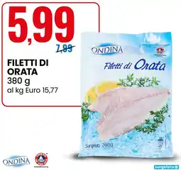 Eurospin Ondina filetti di orata offerta
