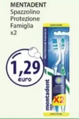 Acqua & Sapone MENTADENT Spazzolino Protezione Famiglia offerta