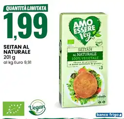 Eurospin Amo essere veg seitan al naturale offerta