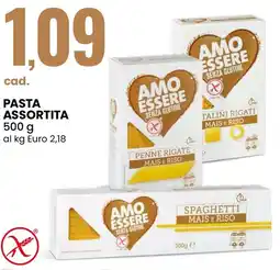 Eurospin Amo essere senza glutine pasta offerta