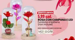 Eurospin Rosa con campana e led offerta