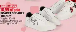 Eurospin Scarpa sneaker 'disney' offerta