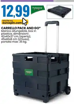 Eurospin Carrello pack and go offerta