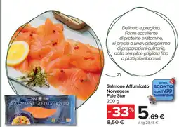 Carrefour Market Salmone Affumicato Norvegese Pole Star offerta
