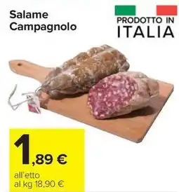 Carrefour Market Salame Campagnolo offerta