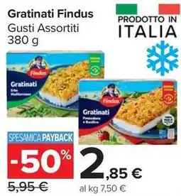 Carrefour Market Gratinati Findus offerta