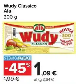 Carrefour Market Wudy Classico Aia offerta