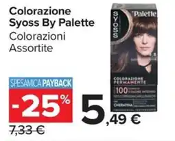 Carrefour Market Colorazione Syoss By Palette offerta