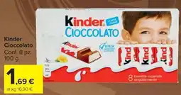 Carrefour Market Kinder Cioccolato offerta