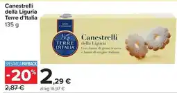 Carrefour Market Canestrelli della Liguria Terre d'Italia offerta