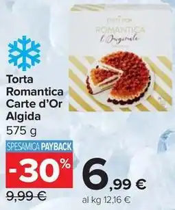 Carrefour Market Torta Romantica Carte d'Or Algida offerta
