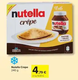 Carrefour Market Nutella Crepe offerta