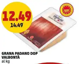 PENNY Grana padano dop VALBONTÀ offerta