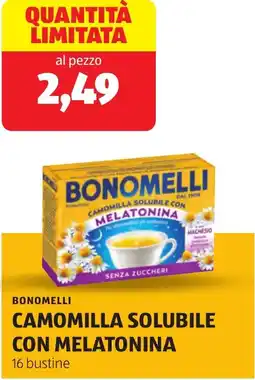 ALDI Bonomelli camomilla solubile con melatonina offerta