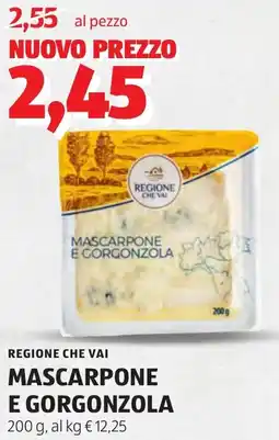 ALDI Regione che vai e gorgonzola offerta