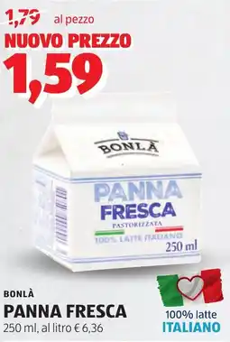 ALDI Bonlà panna fresca offerta