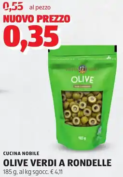 ALDI Cucina nobile olive verdi a rondelle offerta