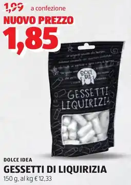 ALDI Dolce idea gessetti di liquirizia offerta