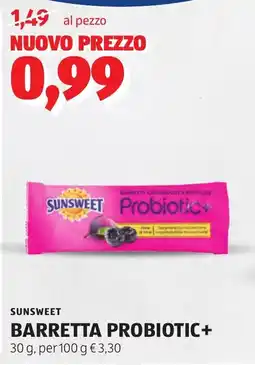 ALDI Sunsweet barretta probiotic+ offerta