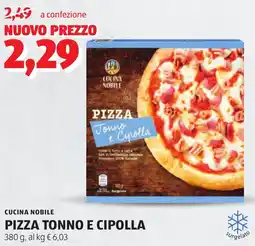 ALDI Cucina nobile pizza tonno e cipolla offerta