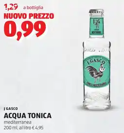ALDI J GASCO Acqua tonica offerta