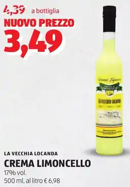 ALDI La vecchia locanda crema limoncello offerta