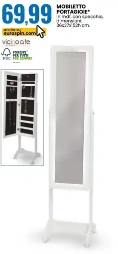 Eurospin Mobiletto portagioie offerta